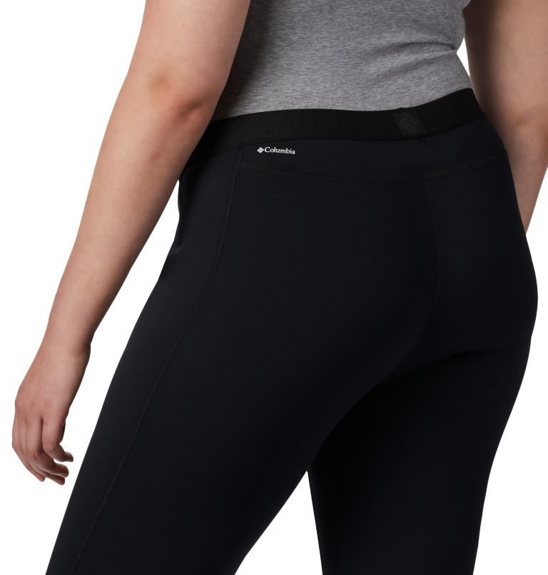 Women's Columbia Midweight Stretch Baselayer Tight Black | Plus Size CA-R58L0